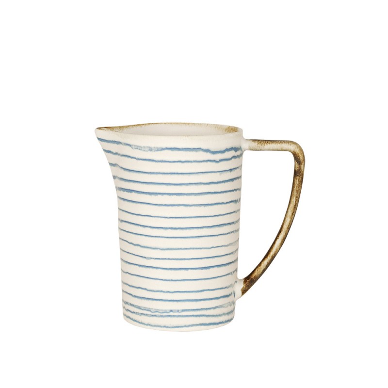 Dzbanek Comporta Blue 1000 ml z niebieskiej kamionki