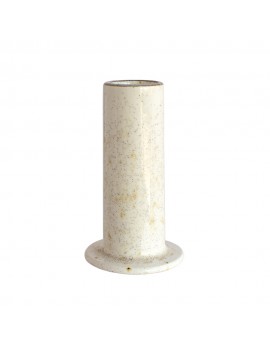 Świecznik ceramiczny kremowy PRIMO 10 cm